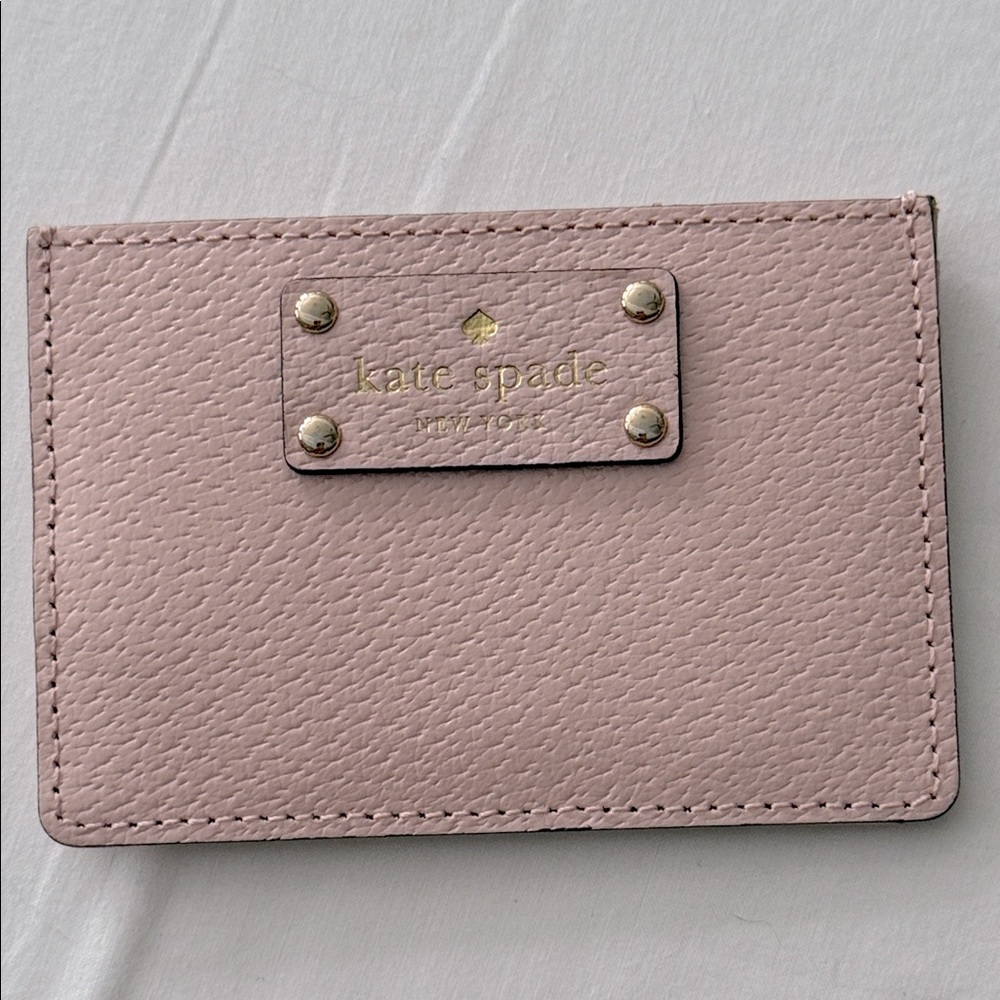 Coach Pink ID card wristlet and Kate Spade Mauve Card Holder Set - Picture 8 of 15